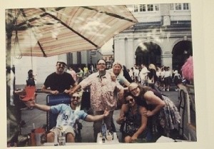 Had staycations with friends, Polaroid pic.